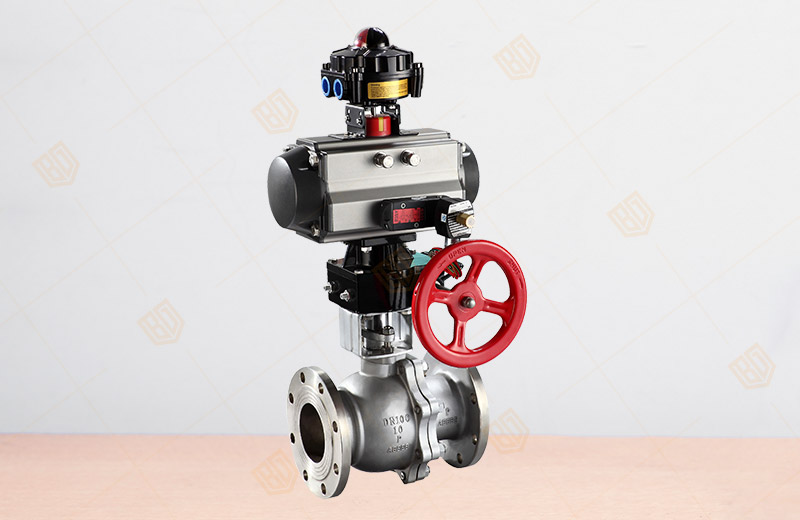 Pneumatic O-type Shut-off Ball Valve