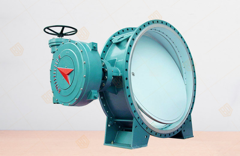 Horizontal Two-way Metal Hard Seal Butterfly Valve