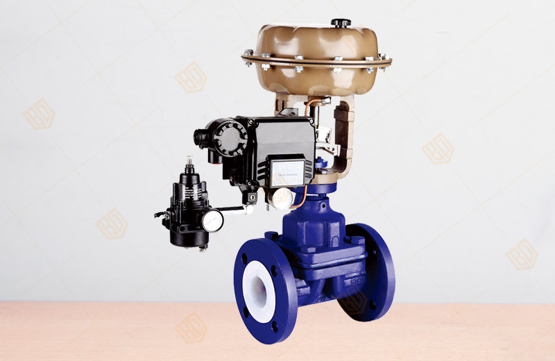 Pneumatic Fluorine Lined Diaphragm Valve