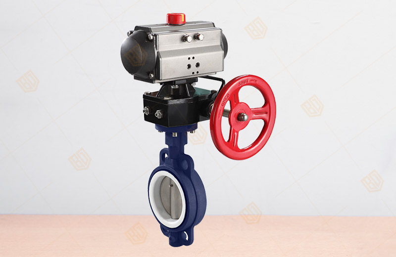 Pneumatic PTFE Butterfly Valve